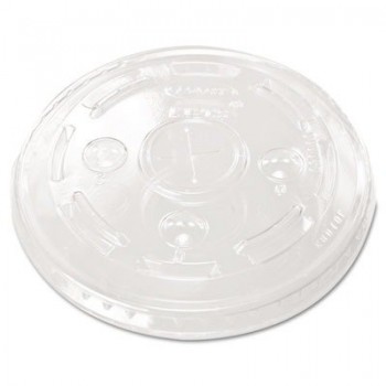 CLEAR PLASTIC LID WITH SLOT  1000CT